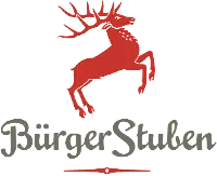 Logo des Restaurants Bürgerstubes - der springende Hirsch